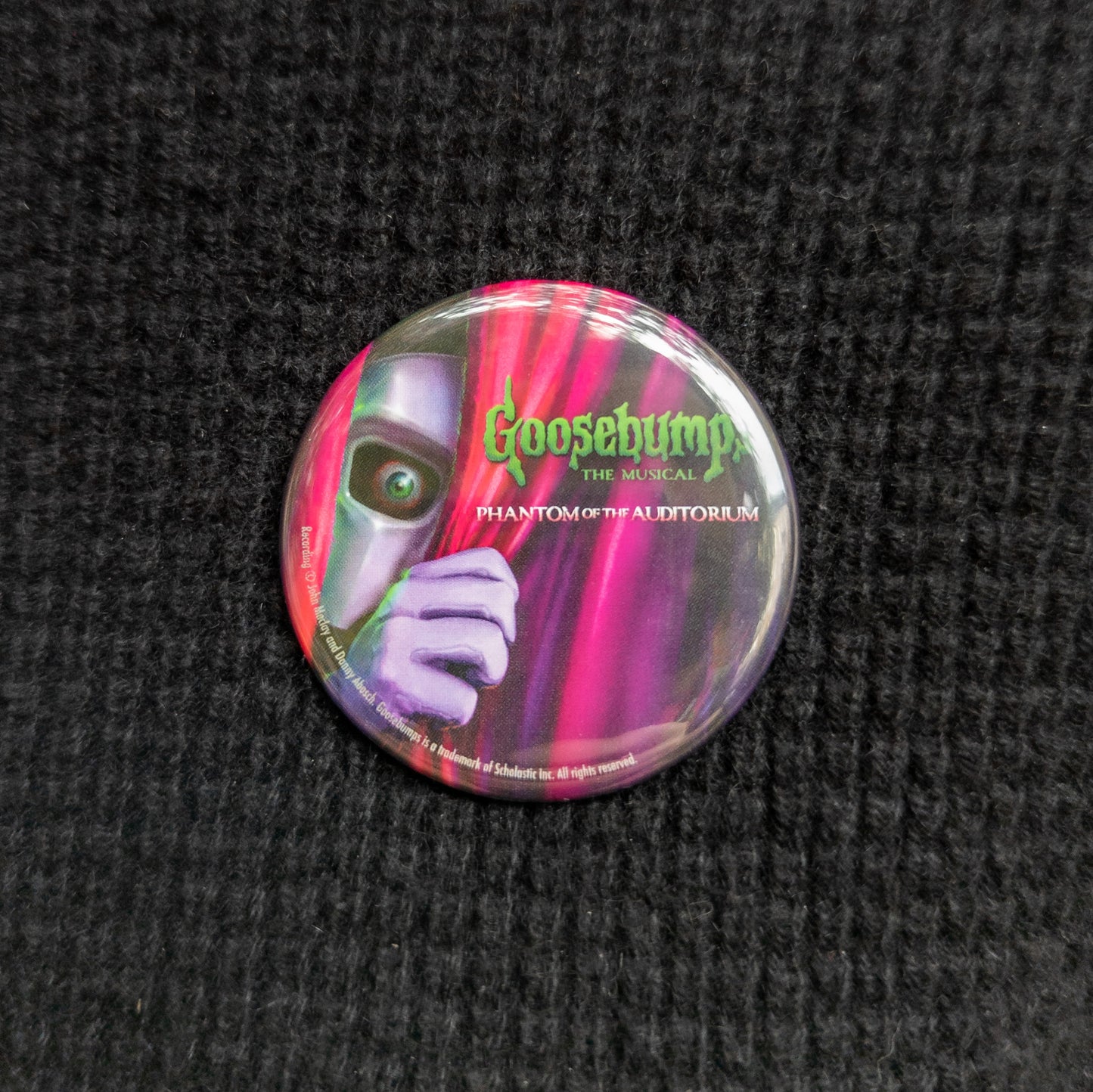 Goosebumps The Musical Button