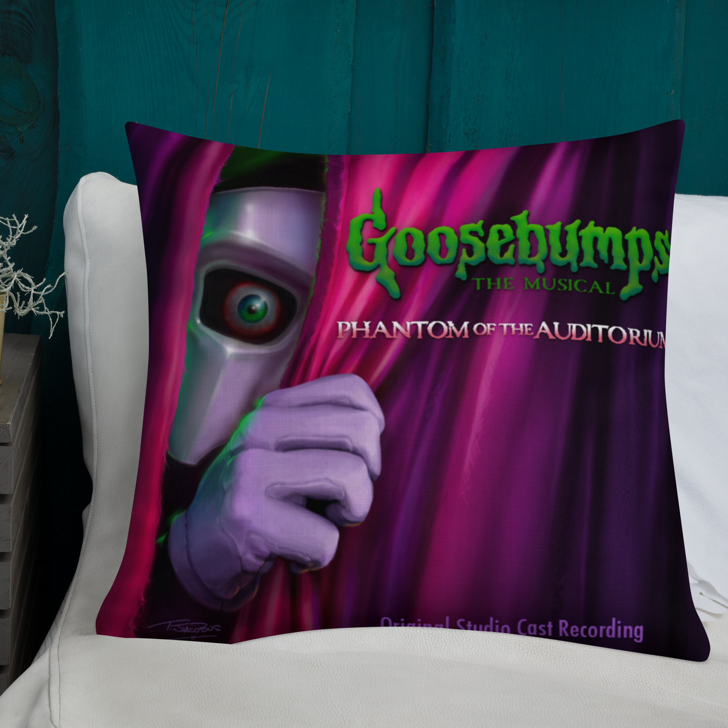 Goosebumps The Musical Premium Pillow