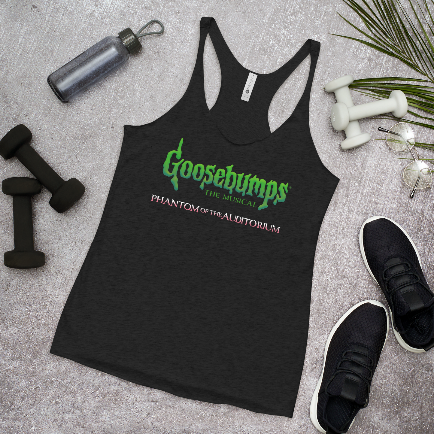 Goosebumps The Musical Racerback Tank