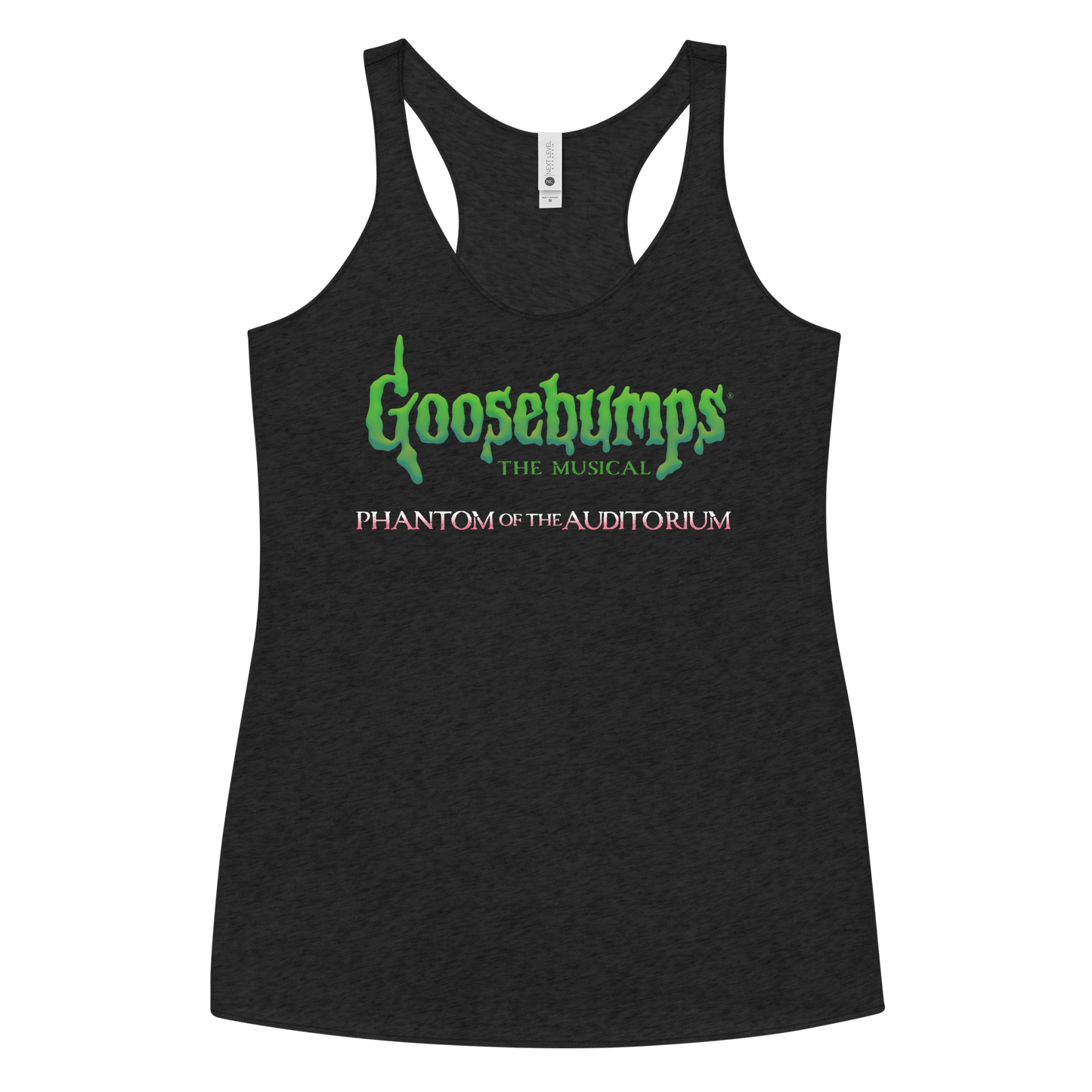 Goosebumps The Musical Racerback Tank